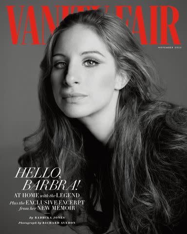 <p>Vanity Fair</p> Barbra Streisand's 'Vanity Fair' cover