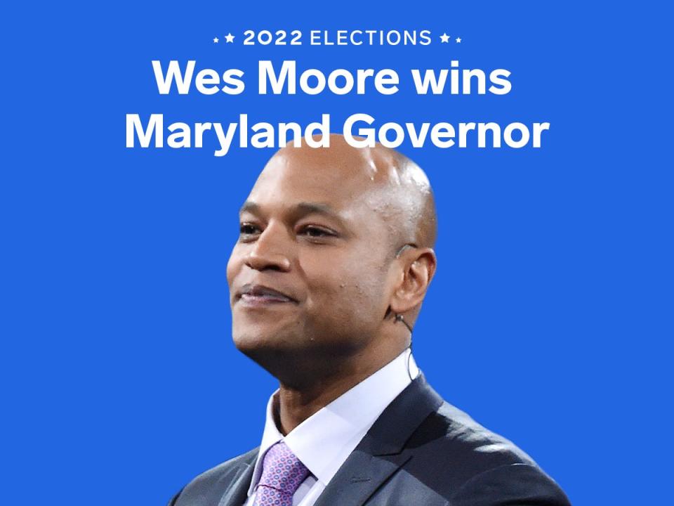 2022 Elections Wes Moore wins Maryland Governor