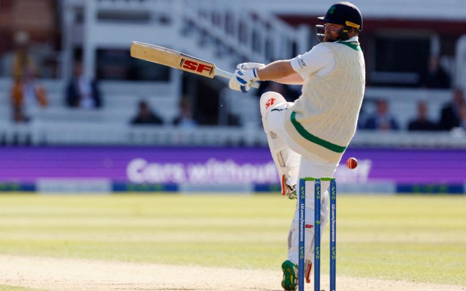 Paul Stirling is hit on the arm by Josh Tongue - Andrew Couldridge/Action Images via Reuters