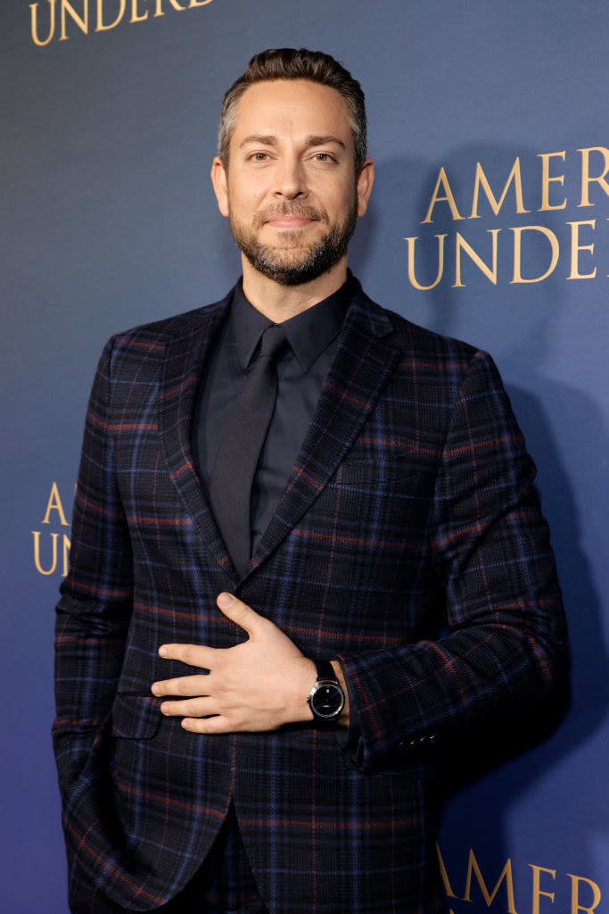 Levi at the "American Underdog" premiere