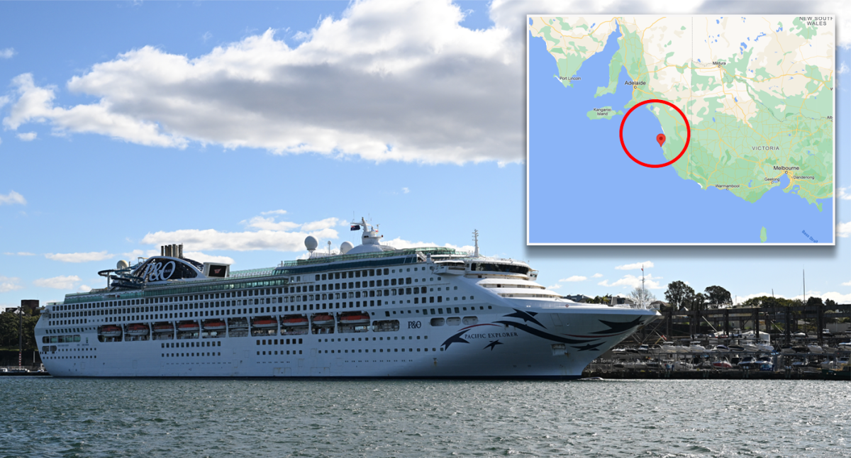 cruise ship death australia