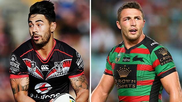 Shaun Johnson and Sam Burgess both set to shake off injury concerns for Round 15. Source: Getty