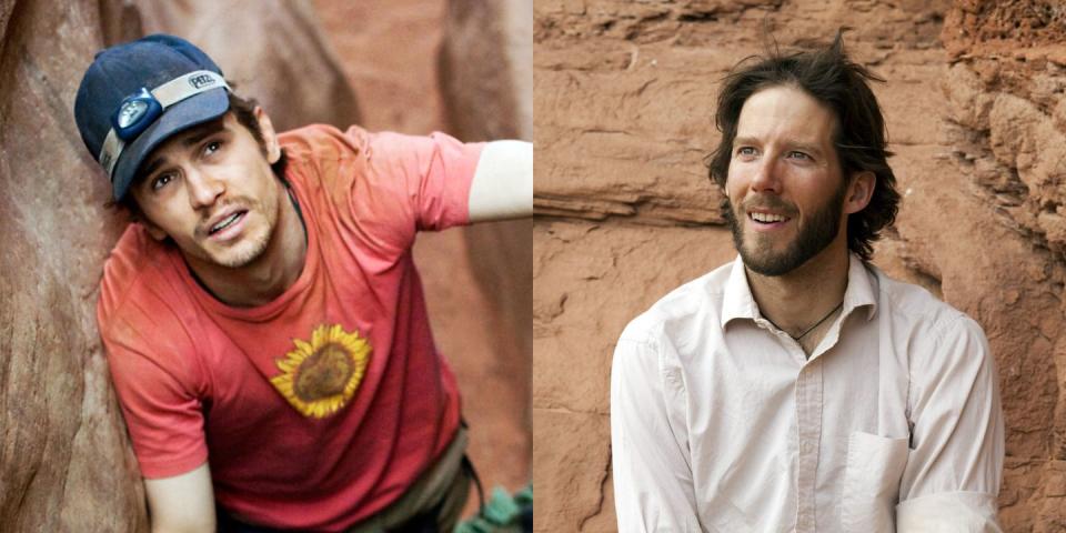 James Franco and Aron Ralston