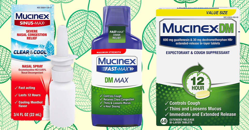 Mucinex products will have you breathing easily all spring — and all year long. (Photo: Amazon)