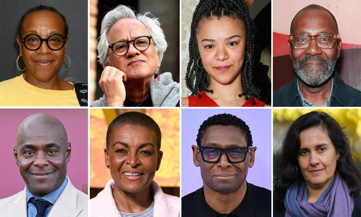 <span>Clockwise from top left: Marianne Jean-Baptiste, Anish Kapoor, India Amarteifio, Sir Lenny Henry, Kamila Shamsie, David Harewood, Adjoa Andoh and Paterson Joseph.</span><span>Composite: Getty Images</span>