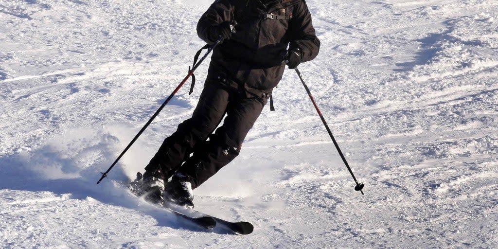 File photo dated 05/12/10 of a person skiing (Danny Lawson/PA) (PA Archive)