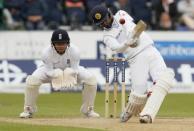 Britain Cricket - England v Sri Lanka - Second Test - Emirates Durham ICG - 30/5/16 Sri Lanka's Dinesh Chandimal hits a four Action Images via Reuters / Jason Cairnduff Livepic