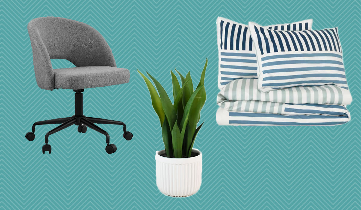 Deck out your dorm room in functional style. (Photos: Bed Bath & Beyond)