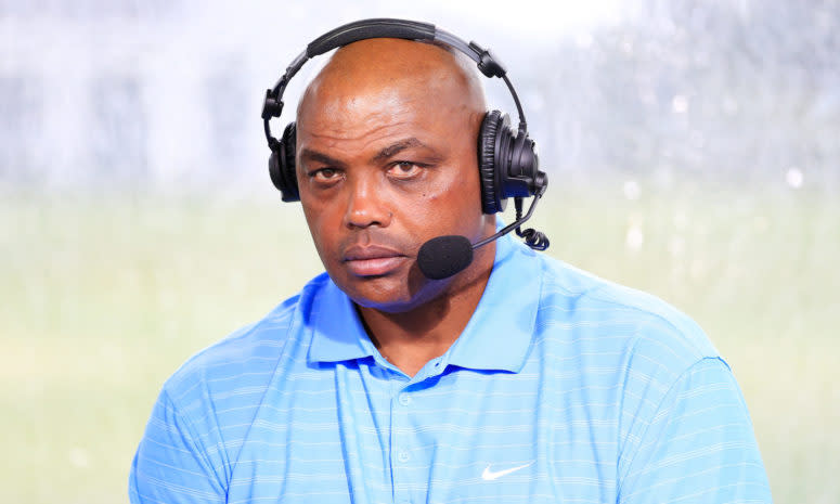 Charles Barkley during The Match.