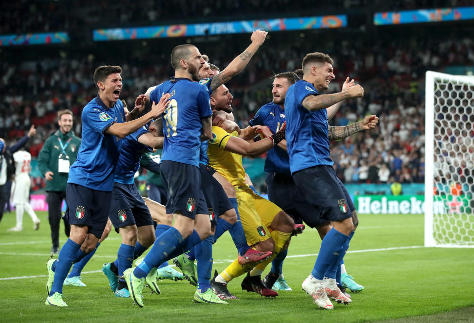 Italien wird zum zweiten Mal nach 1968 Fußball-Europameister. (Bild: Getty Images)