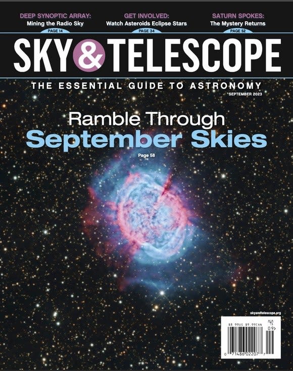 The September 2023 cover of Sky & Telescope.