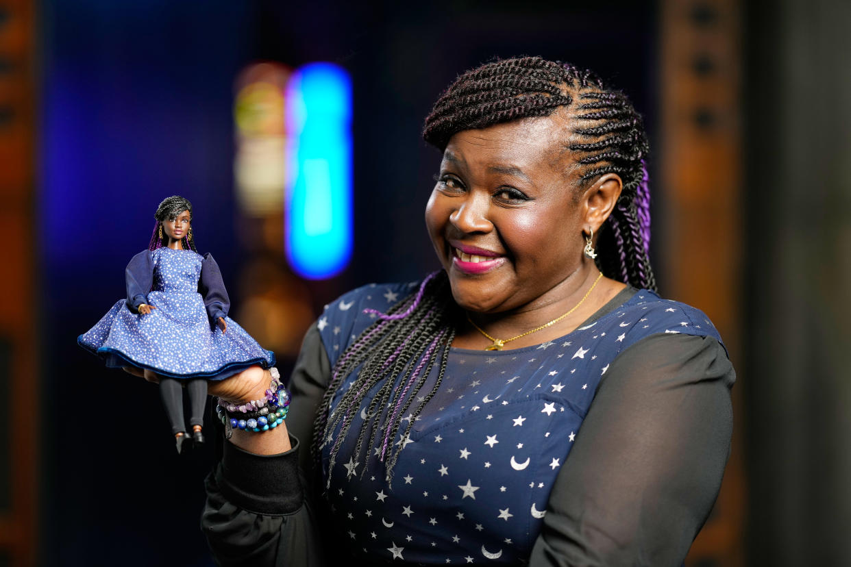 Dr Aderin-Pocock said she and her daughter 'danced around the living room' when they heard she would be honoured with a Barbie doll (Mattel)