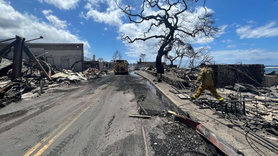 PHOTO: Firefighter Aina Kohler shared photos of the aftermath following the Maui wildfire last week. (Aina Kohler)