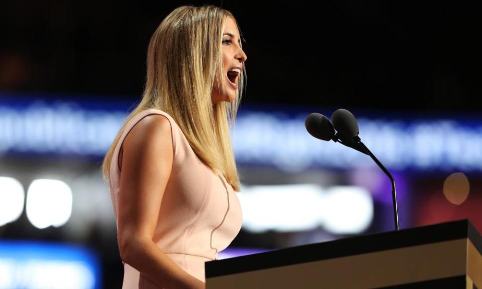 Ivanka Trump promised to work for gender equality ‘right alongside’ her father.