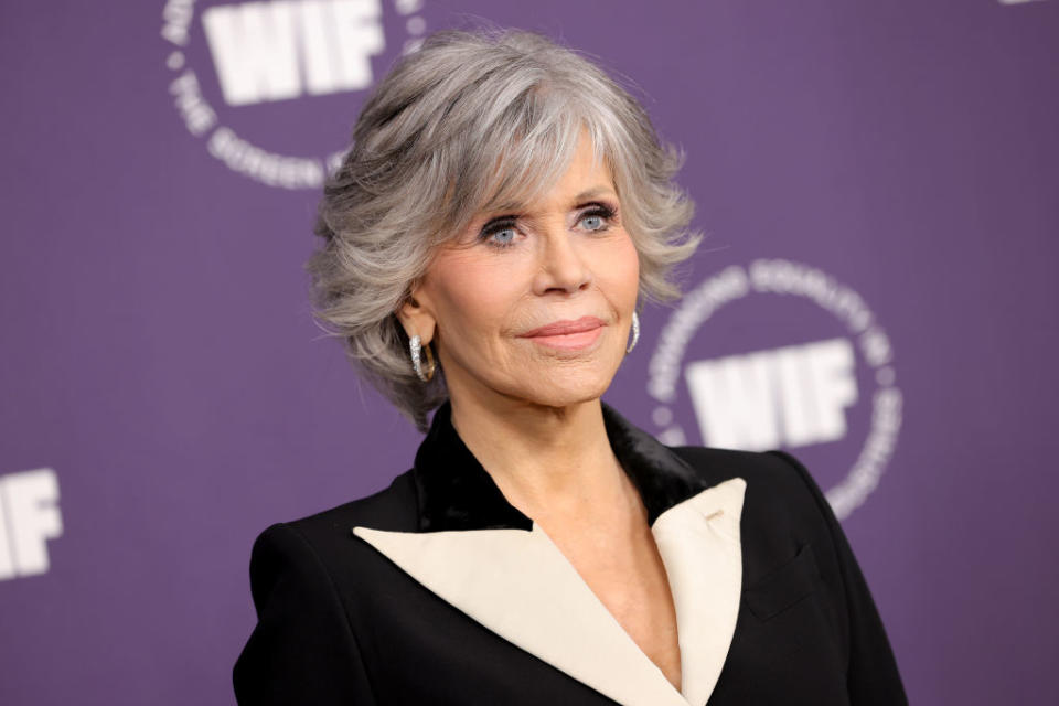 Closeup of Jane Fonda