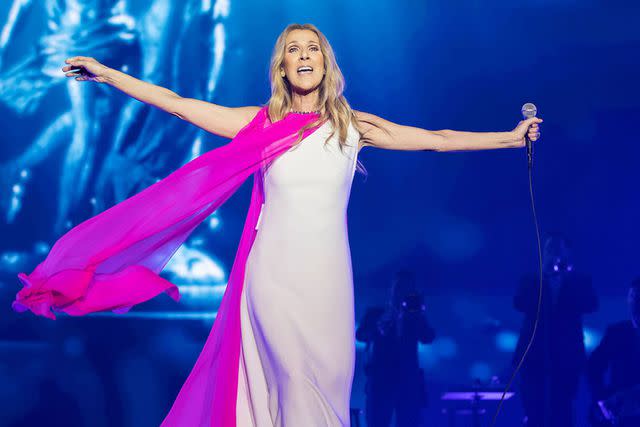 <p>VCG/getty</p> Céline Dion performs in Macau in June 2018