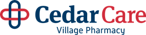 The logo for Cedar Care Village Pharmacy