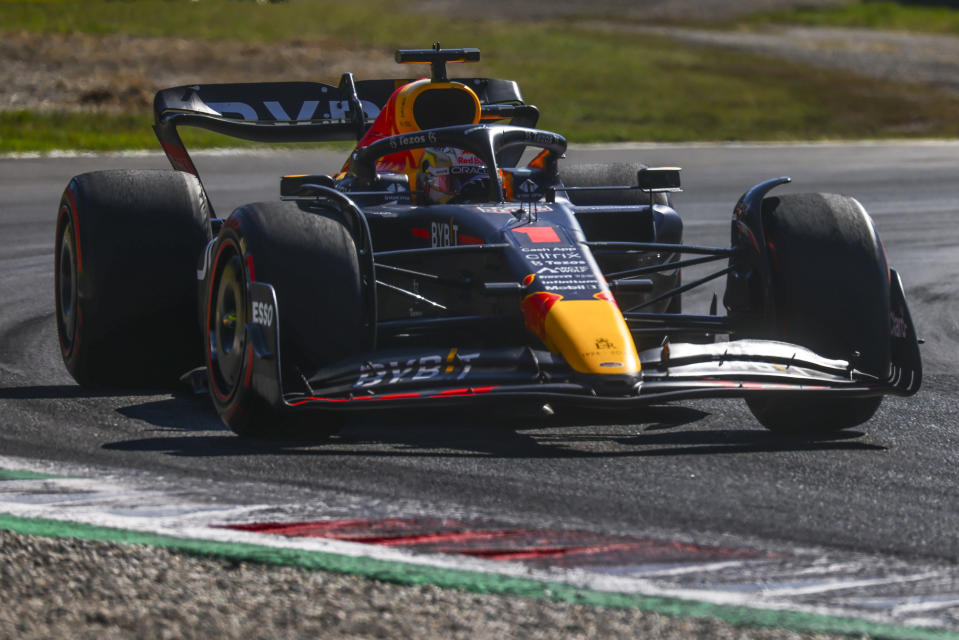 Max Verstappen of Red Bull Racing during the Formula 1 Italian Grand Prix race day at Circuit Monza, on September 11, 2022 in Monza, Italy (Photo by Beata Zawrzel/NurPhoto via Getty Images)