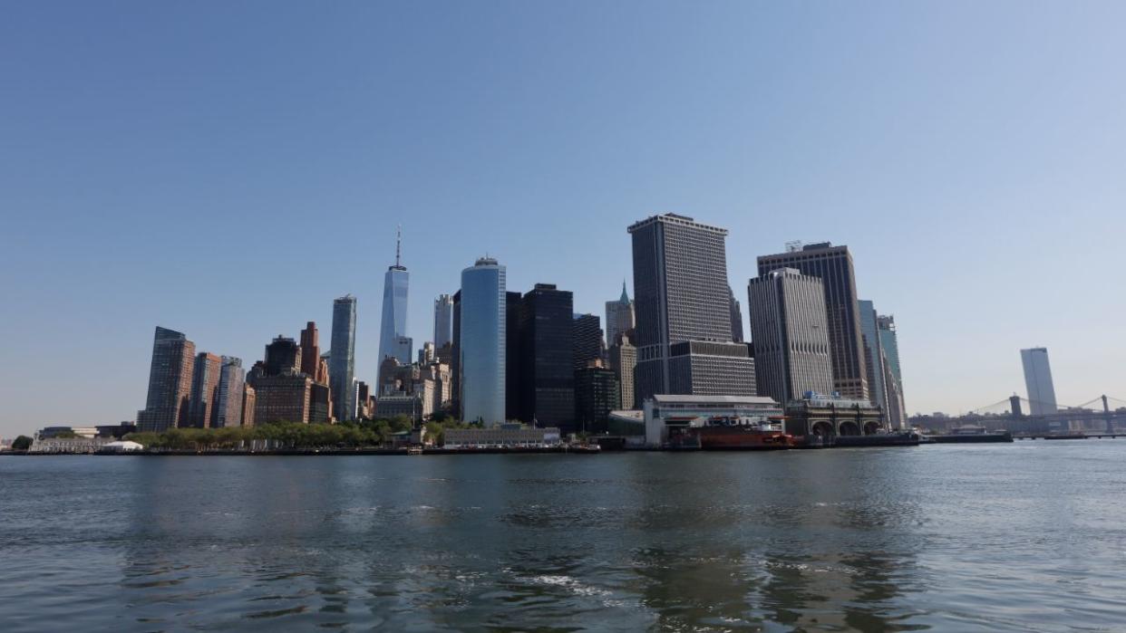 view of Battery Park