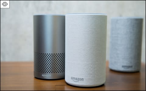 Amazon Echo smart speakers - Credit: Daniel Berman/Bloomberg