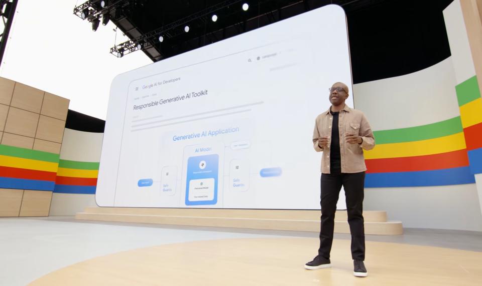 Responsible genAI toolkit Google I/O event