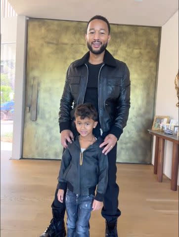 <p>johnlegend/Instagram</p> John Legend and son, Miles.