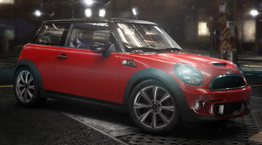 The Crew's MINI Cooper squeeeee