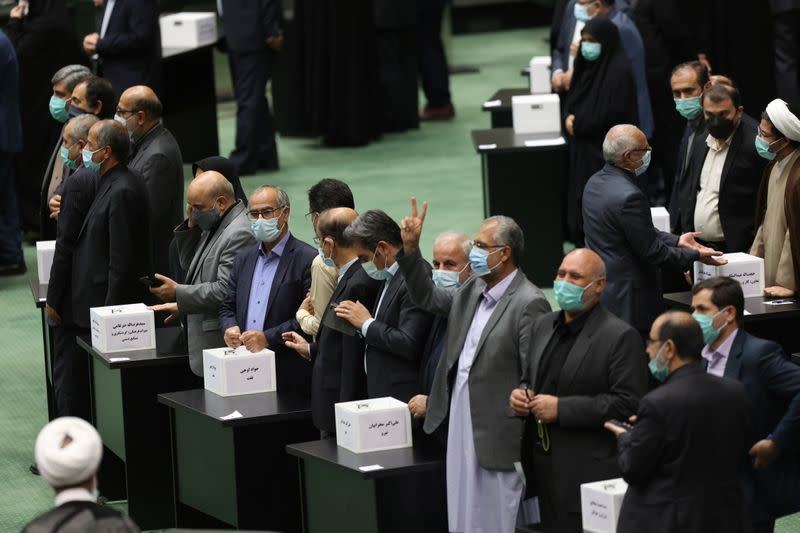 Vote of confidence in the cabinet of President Ebrahim Raisi in Tehran