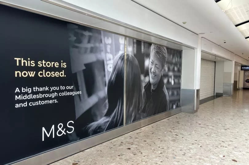 The former Marks and Spencer store in Middlesbrough