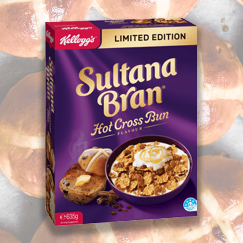 Kellogg's Sultana Bran Hot Cross Bun Flavour from Woolworths