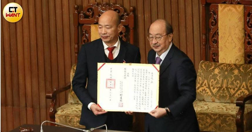韓國瑜當選立法院長。（圖／周志龍攝）