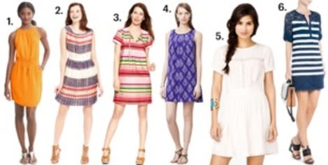 Courtesy of Banana Republic, Macy's, Gap, Anthropologie, Forever 21, BCBG