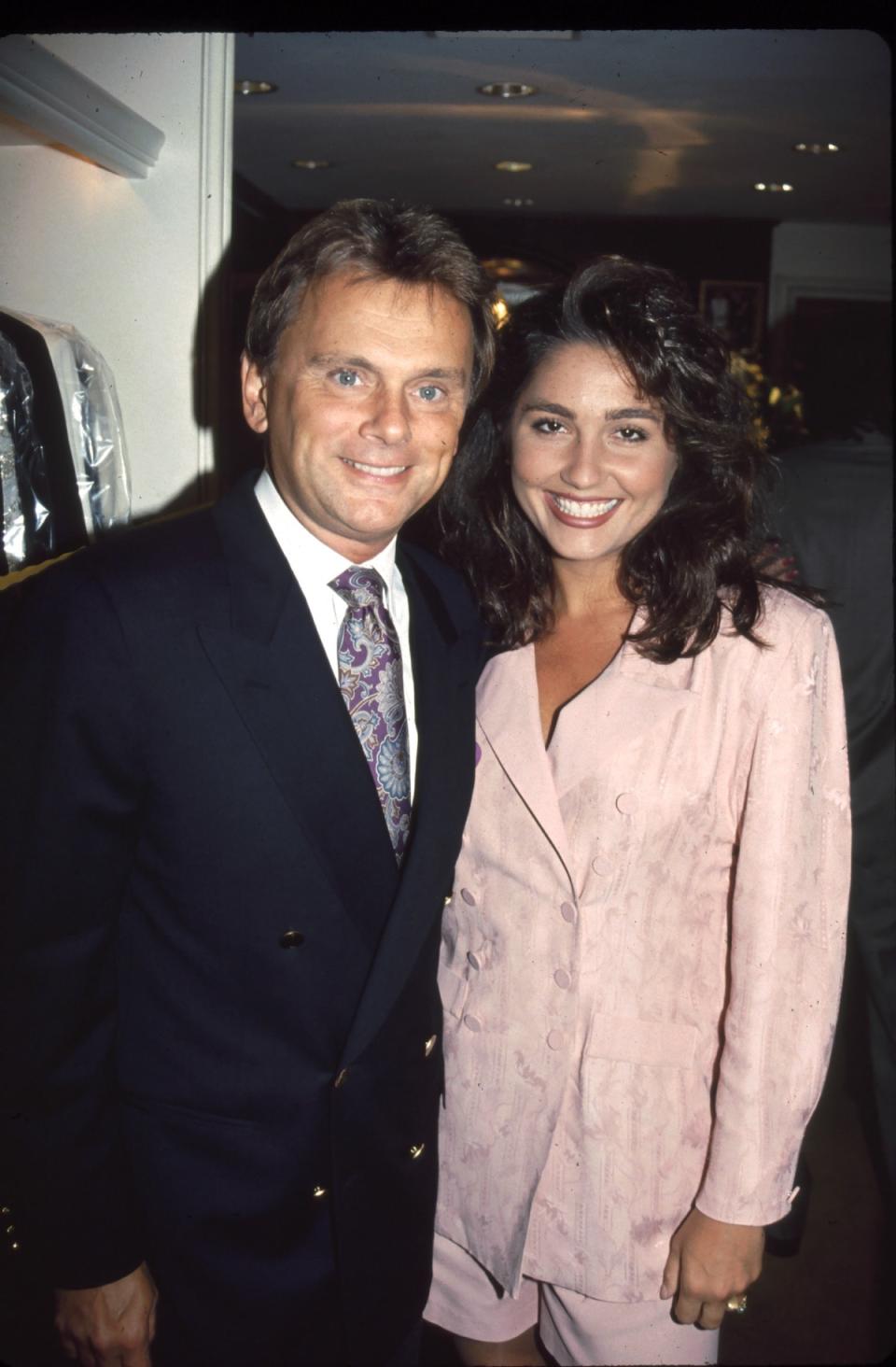 Pat Sajak and wife Lesly Brown