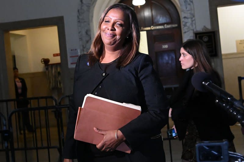 New York Attorney General Letitia James filed suit Tuesday against Citibank, saying the bank allegedly failed to protect and reimburse customers from fraud. File Photo by Louis Lanzano/UPI