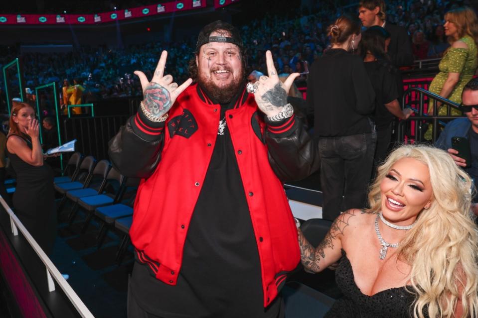 Jelly Roll at the 2023 CMT Music Awards held at Moody Center on April 2, 2023 in Austin, Texas.