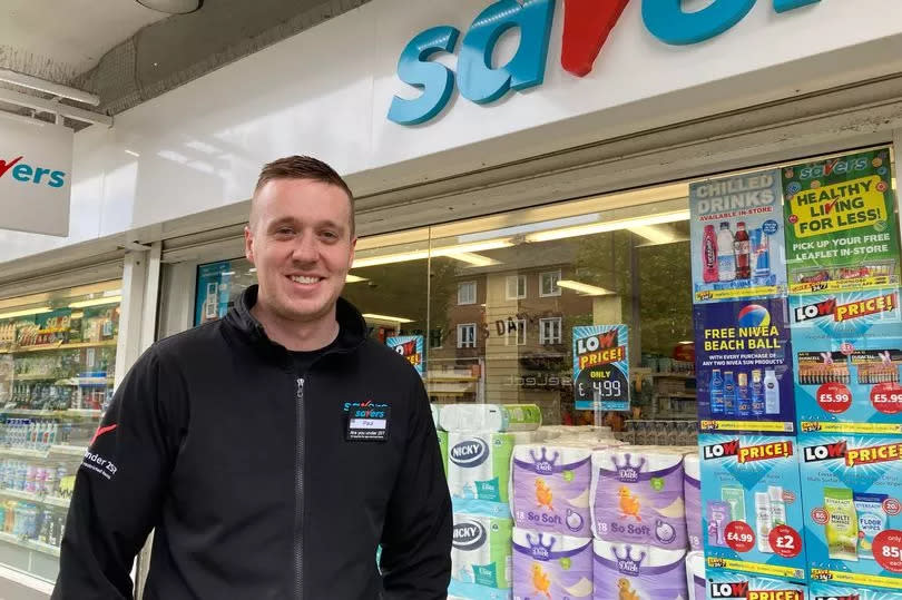 Paul Hunt, store manager at Savers in Billingham town centre