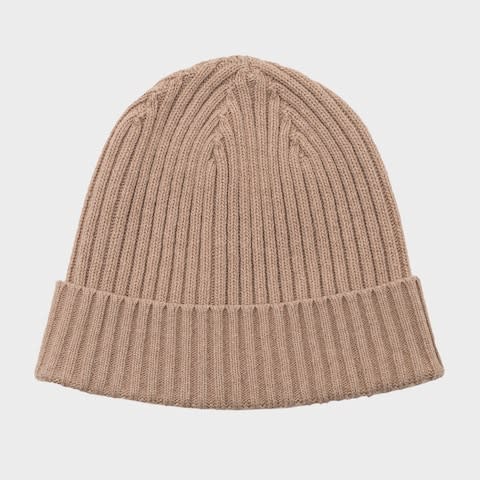 Cashmere beanie, £110, Officine Generale