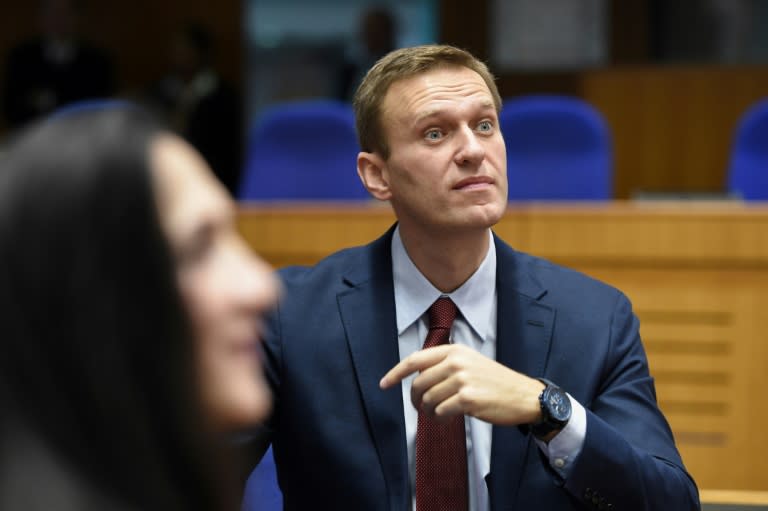 Navalny was arrested seven times at public gatherings between 2012 and 2014