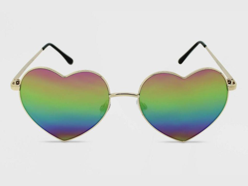 Wild Fable Metal Heart Sunglasses