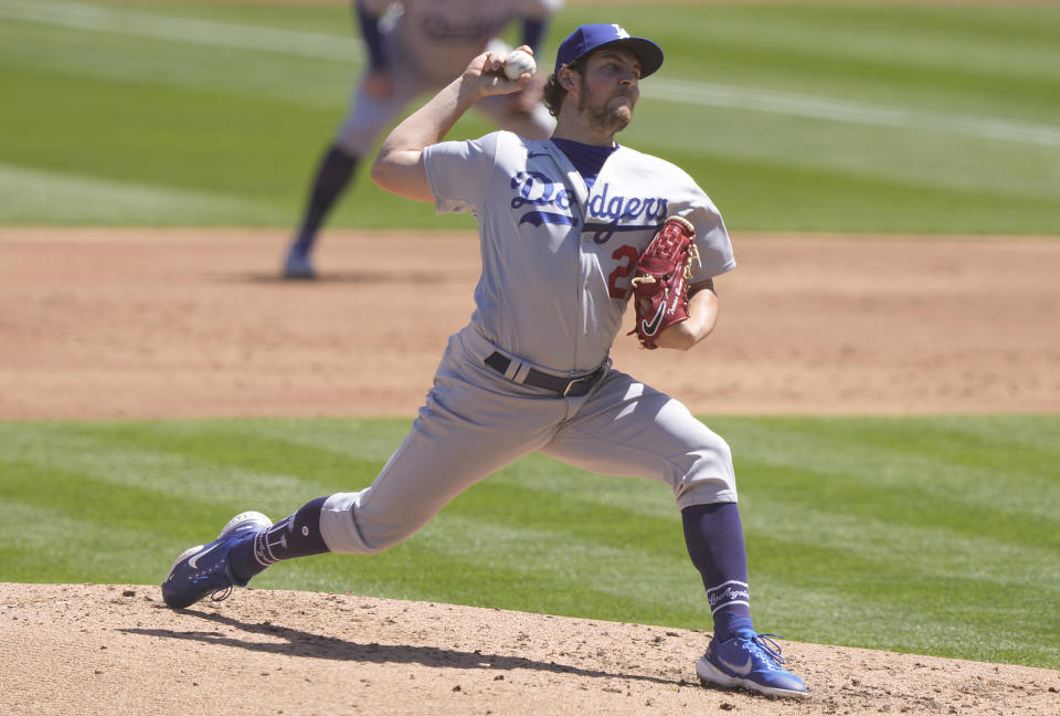 道奇隊先發投手Trevor Bauer (Photo by Thearon W. Henderson/Getty Images)