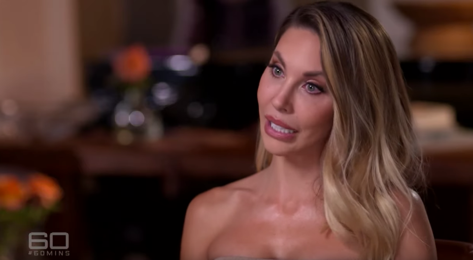 Olivia's daughter Chloe Lattanzi was visibly emotional as she told 60 Minutes reporter Liz Hayes that she rarely brings up her mother's cancer in conversation with her mum. Photo: Channel Nine 