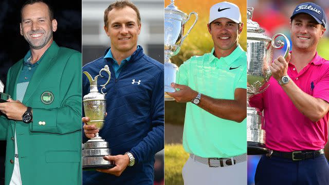 Garcia, Spieth, Koepka and Thomas. Image: Getty