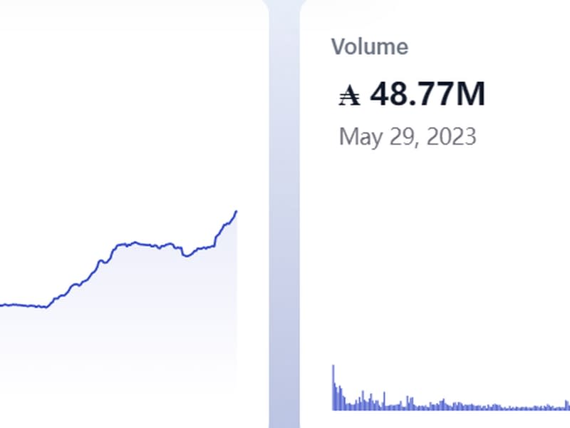 Volumes and TVL bumped on Minswap. (Minswap)