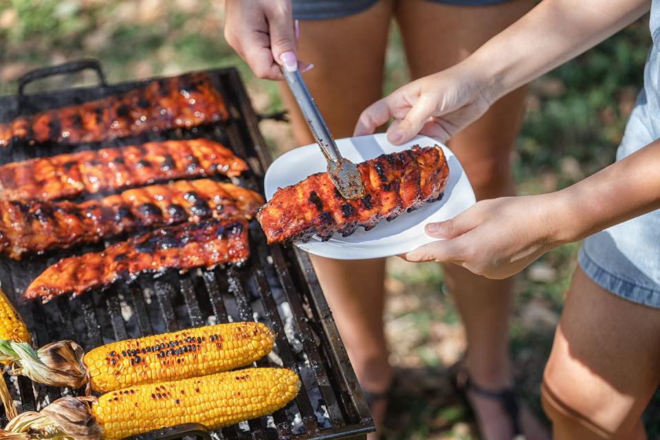 most popular grilled foods by state map