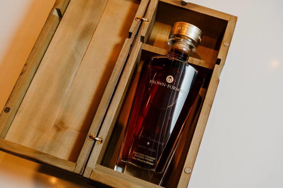 Brown-Forman is releasing its rarest Old Forester bourbon ever: Only 150 bottles are available, only online. It’s $2,500 and you pick it up at the distillery on Dec. 5.