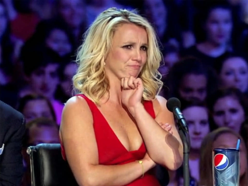 'X Factor': The Facial Expressions of Britney Spears