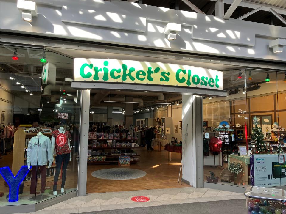 Cricket's Closet, a locally-owned store at Indian Mound Mall, sells new and used home good items and clothing, and donates a portion of its proceeds to Heartbeats of Licking County.