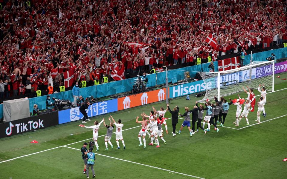 It has been an emotional Euros for the Danes - SHUTTERSTOCK