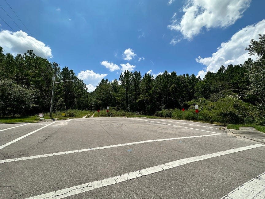 The proposed site of an apartment complex and hotel at the corner of Northwest 92nd Court and Northwest 36th Place in Gainesville.