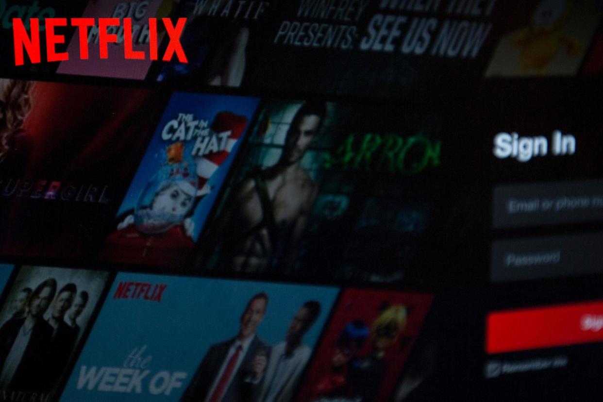 A Netflix extension makes it possible to watch shows with friends simultaneously and remotely (file picture): ALASTAIR PIKE/AFP via Getty Images